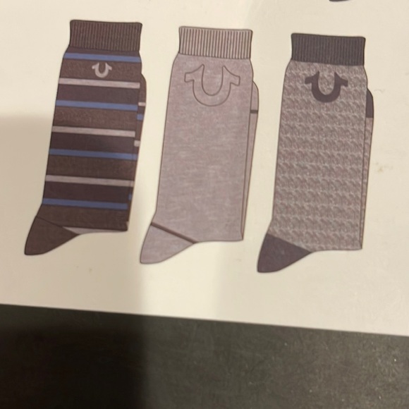 True Religion Crew Socks (3 Pairs) - Picture 2 of 6